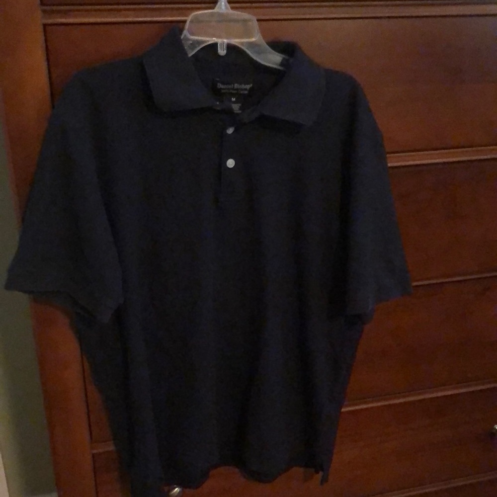 Daniel Bishop short sleeve black polo